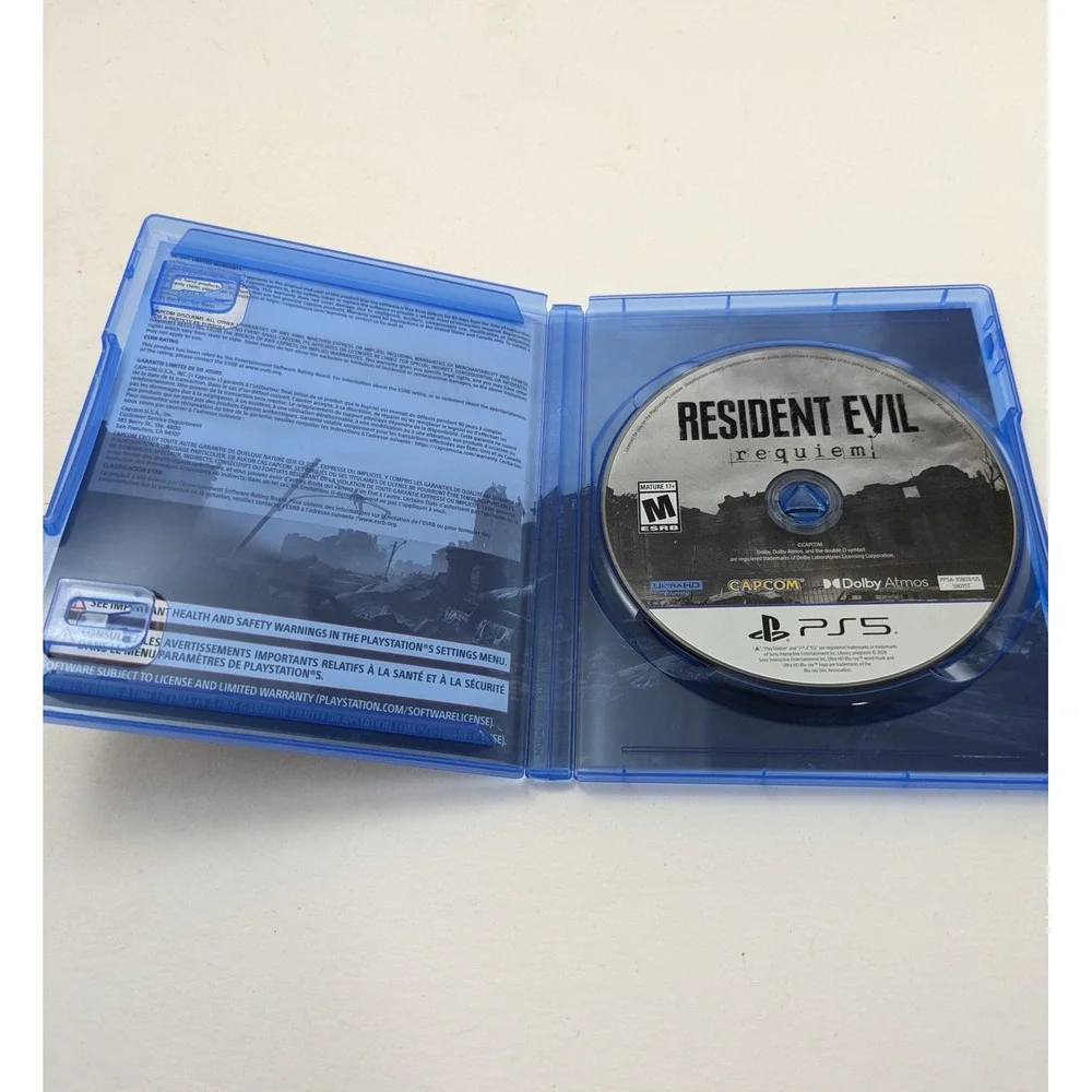Capcom Resident Evil Requiem Sony PlayStation 5 PS5 Video Game With Case